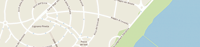 Mappa della impresa vemar sas di maurizio dal cero e c a LIGNANO SABBIADORO