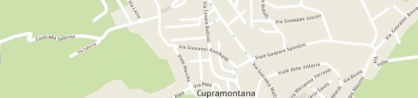Mappa della impresa alvo di dottori e c sas a CUPRAMONTANA