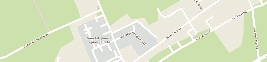 Mappa della impresa lignano pineta spa a LIGNANO SABBIADORO