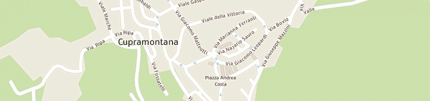 Mappa della impresa david pietro e figlio (snc) a CUPRAMONTANA