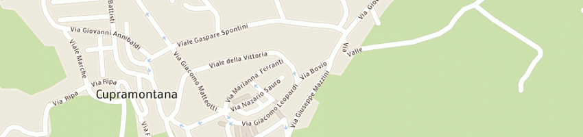 Mappa della impresa azienda usl n5 jesi a CUPRAMONTANA