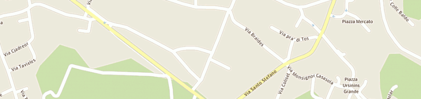 Mappa della impresa studio tecnico ing baracchini e e pe tessaro e a BUJA