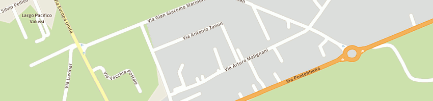 Mappa della impresa panacom srl a BASILIANO