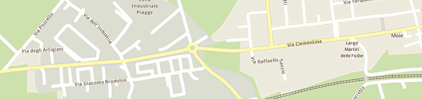 Mappa della impresa bramati carlo a CASTELPLANIO