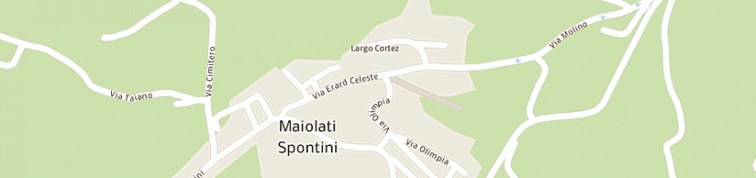 Mappa della impresa raponi lucio a MAIOLATI SPONTINI