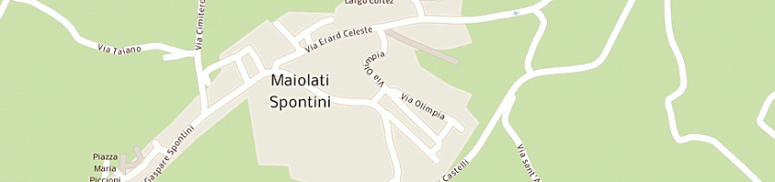 Mappa della impresa david agostino a MAIOLATI SPONTINI