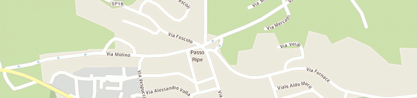 Mappa della impresa bar fornace a RIPE