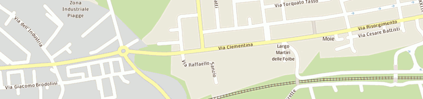 Mappa della impresa autofficina mecarelli e c a MAIOLATI SPONTINI