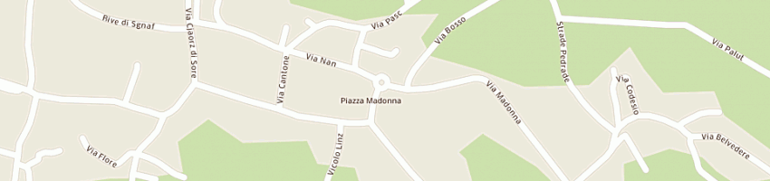 Mappa della impresa bar pittino a BUJA