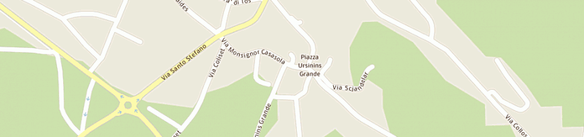 Mappa della impresa bar da ugo luca a BUJA