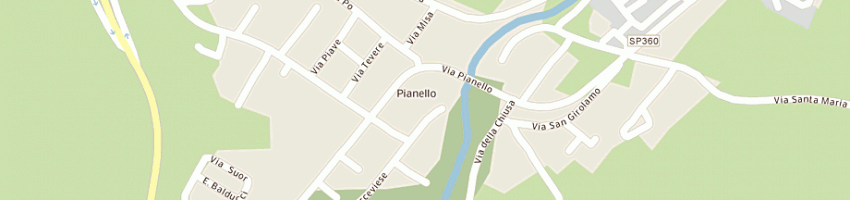 Mappa della impresa fabbri primo e mario e c - snc a OSTRA