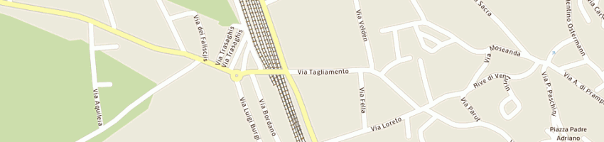 Mappa della impresa bar 38' parallelo di pittini maurizio e c - snc a GEMONA DEL FRIULI
