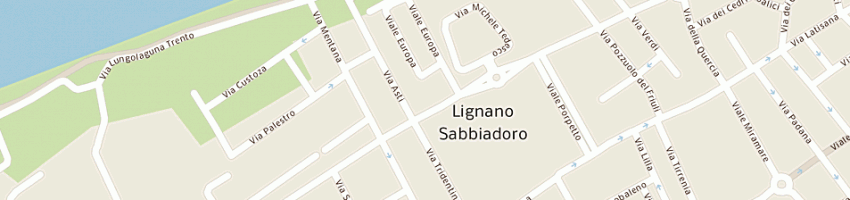 Mappa della impresa istituto progetto bellezza di bettarini giuseppina a LIGNANO SABBIADORO