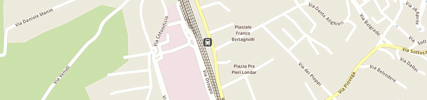 Mappa della impresa bar italia sas di piazza giorgio e c a GEMONA DEL FRIULI