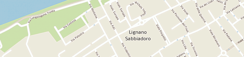 Mappa della impresa cedf sas di turolo roberto e c a LIGNANO SABBIADORO