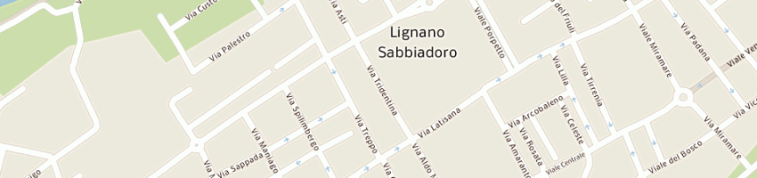 Mappa della impresa romano antonio e zoppolato sonia snc a LIGNANO SABBIADORO