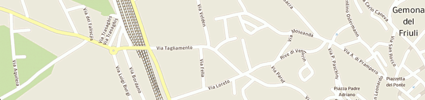Mappa della impresa farmacia alla madonna di de clauser alfeo e c snc a GEMONA DEL FRIULI