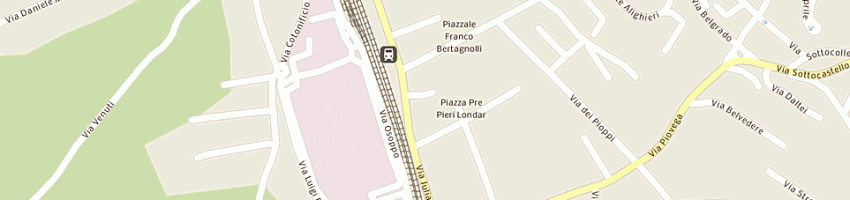 Mappa della impresa autoscuola romanelli franco snc di pecoraro laura e c a GEMONA DEL FRIULI