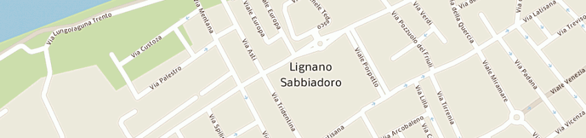 Mappa della impresa studio legale associato pitton agnoletti clementi a LIGNANO SABBIADORO