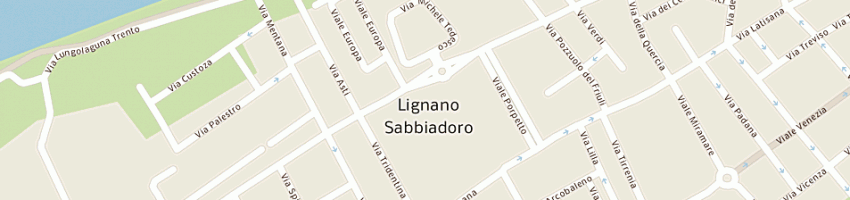 Mappa della impresa banca sbiagio del veneto orientale di cesarolo e fossalta di portogru a LIGNANO SABBIADORO