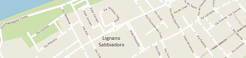 Mappa della impresa banca popolare di vicenza scparl a LIGNANO SABBIADORO