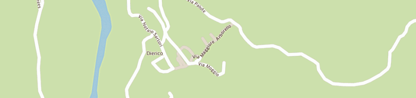 Mappa della impresa bar al centro a PAULARO