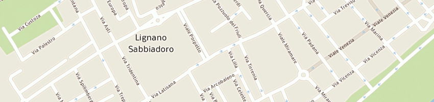 Mappa della impresa dolce e salato a LIGNANO SABBIADORO