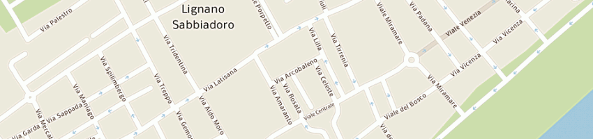 Mappa della impresa abitare piu' a LIGNANO SABBIADORO