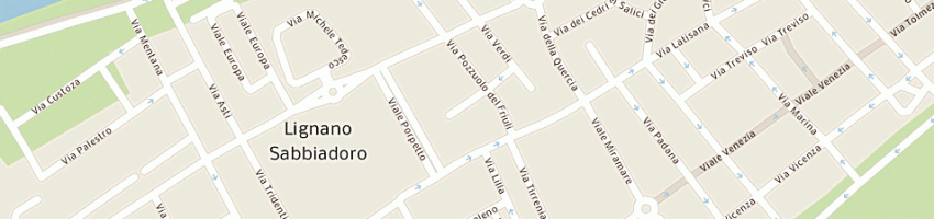 Mappa della impresa secam sas di gardin onelio e c a LIGNANO SABBIADORO