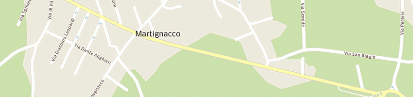 Mappa della impresa atodi passerini luigino a MARTIGNACCO