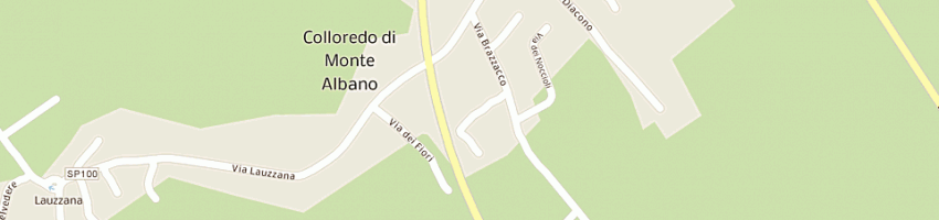 Mappa della impresa snaidero stanislao a COLLOREDO DI MONTE ALBANO