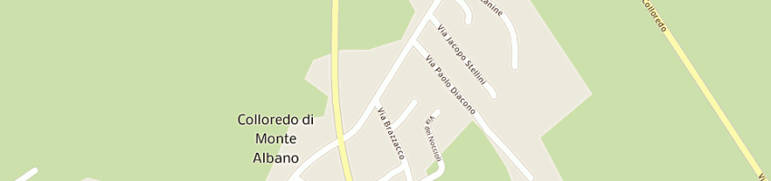 Mappa della impresa haus intonaci di piticco d e cavalletto a e c snc a COLLOREDO DI MONTE ALBANO
