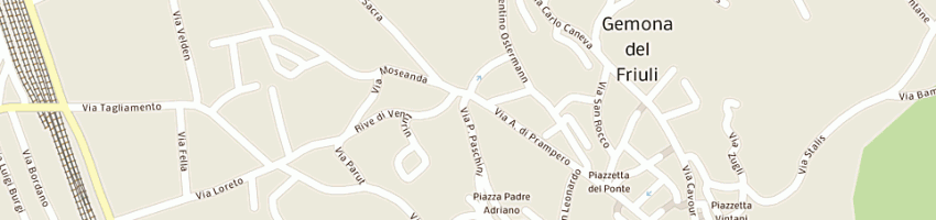Mappa della impresa salone larimar di tis silvia a GEMONA DEL FRIULI