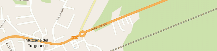 Mappa della impresa vivai del turgnano (sdf) a MUZZANA DEL TURGNANO