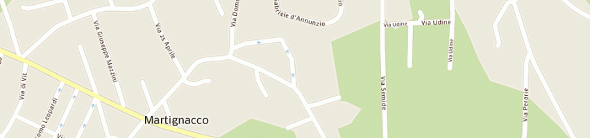 Mappa della impresa sialino aldo a MARTIGNACCO