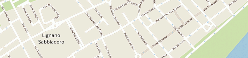 Mappa della impresa friulpesca (srl) a LIGNANO SABBIADORO