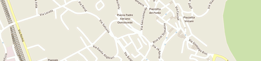 Mappa della impresa sirio srl centro servizi immobiliari a GEMONA DEL FRIULI