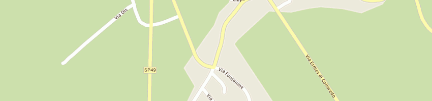 Mappa della impresa trattoria peres di taboga donato e c snc a COLLOREDO DI MONTE ALBANO