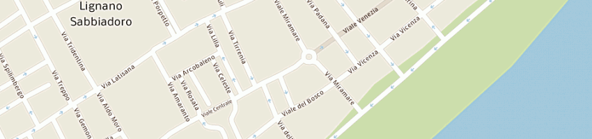 Mappa della impresa willj's mode snc a LIGNANO SABBIADORO