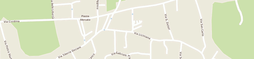 Mappa della impresa pilosio giuseppe e c sas a MARTIGNACCO
