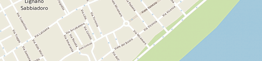 Mappa della impresa salone mauro a LIGNANO SABBIADORO