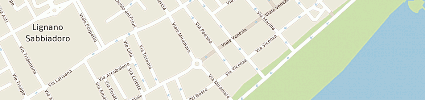 Mappa della impresa aite nadia a LIGNANO SABBIADORO