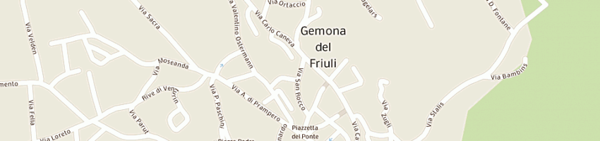 Mappa della impresa boezio renzo a GEMONA DEL FRIULI