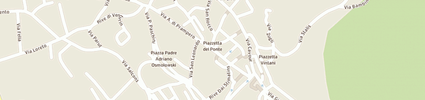 Mappa della impresa panificio colussi paolo e c sas a GEMONA DEL FRIULI