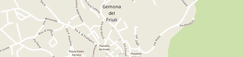 Mappa della impresa la cirignicule consumatori soc coop a r l a GEMONA DEL FRIULI