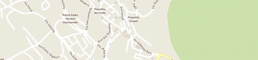 Mappa della impresa locanda enoteca centrale a GEMONA DEL FRIULI
