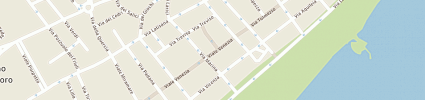 Mappa della impresa times sas di dal mas vito e c a LIGNANO SABBIADORO