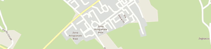 Mappa della impresa fabbro bruno srl a BUJA