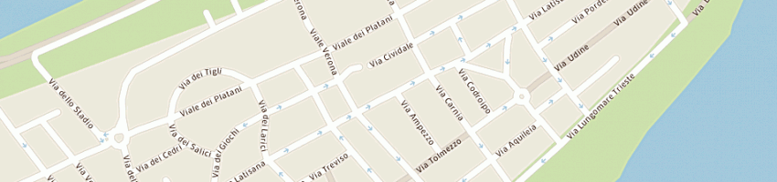 Mappa della impresa villa serena a LIGNANO SABBIADORO