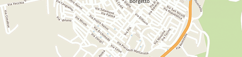 Mappa della impresa ferrante francesco a BORGETTO